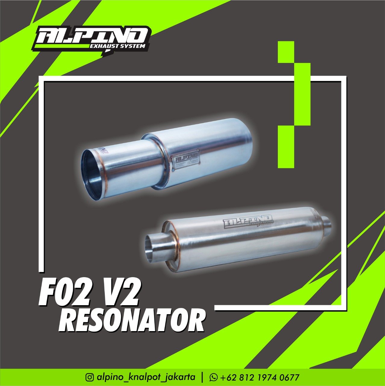 Knalpot Alpino F02V2